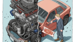 Ilustración de un mapa de ruta claro (sistema) como solución a la parálisis comercial de una pyme.